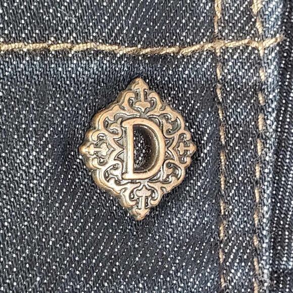 Democracy Jean Womens Plus Size 16 Blue Ab Solution High Rise Skinny Stretch - Picture 7 of 13